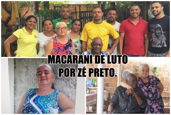 BAIXADA DE LUTO – Macarani recebe com tristeza a notícia do falecimento de Zé Preto.