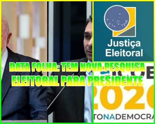 PESQUISA - Datafolha: Lula tem 47% no 2º turno; Flávio, 45%