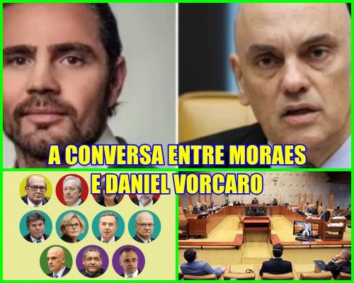 BATE PAPO - Mendonça libera conversa de Vorcaro e Moraes para plenário.