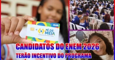 ENEM – Pé-de-Meia garante incentivo extra de R$ 200 para estudantes que fizerem o ENEM 2026