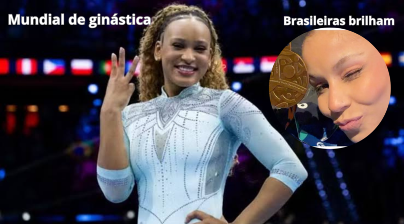 Rebeca Andrade conquista ouro, e Flávia Saraiva leva bronze no Mundial de Ginástica